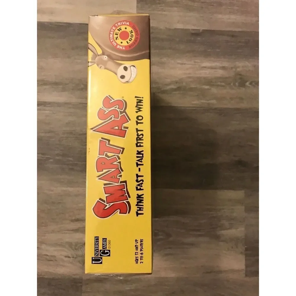 *SMARTASS Trivia Board Game FACTORY SEALED University Games 2012